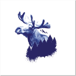 Moose Elk Nature Posters and Art